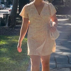 Floral Wrap Dress